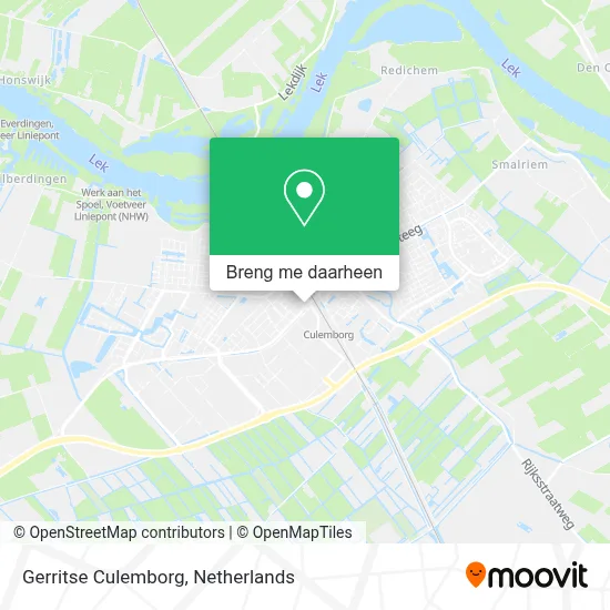 Gerritse Culemborg kaart