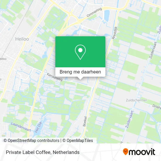 Private Label Coffee kaart