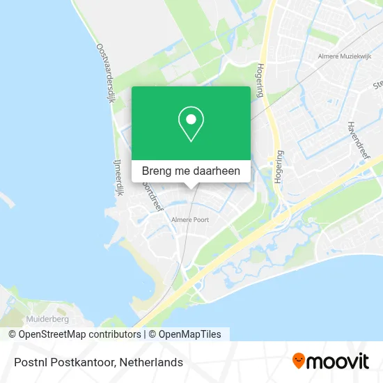 Postnl Postkantoor kaart