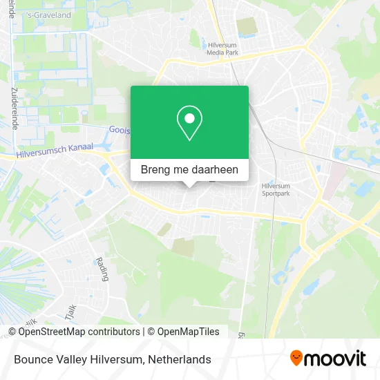 Bounce Valley Hilversum kaart