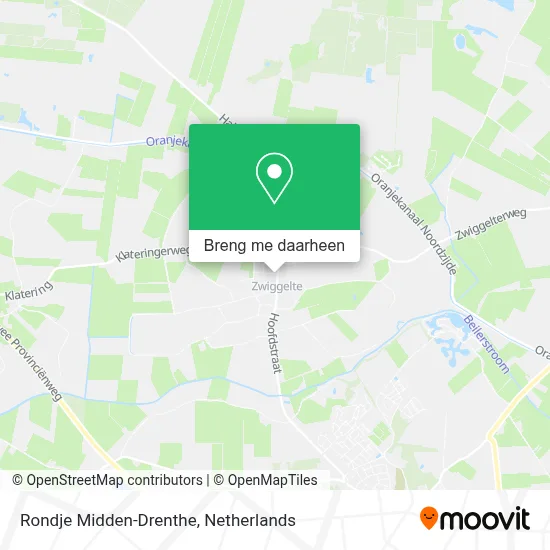 Rondje Midden-Drenthe kaart