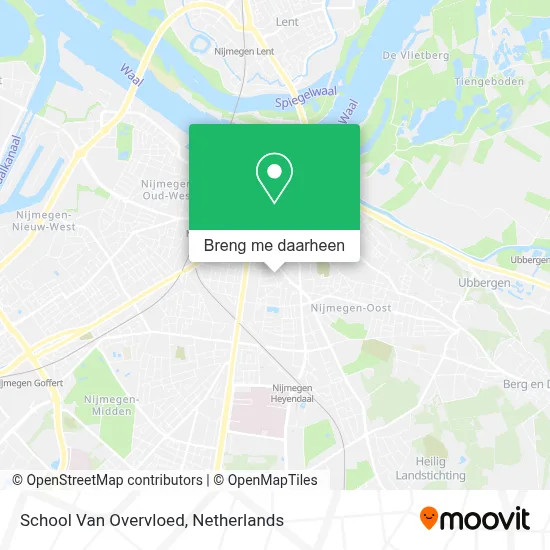 School Van Overvloed kaart