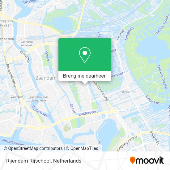 Rijendam Rijschool kaart