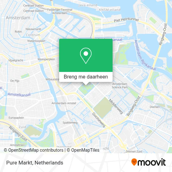 Pure Markt kaart