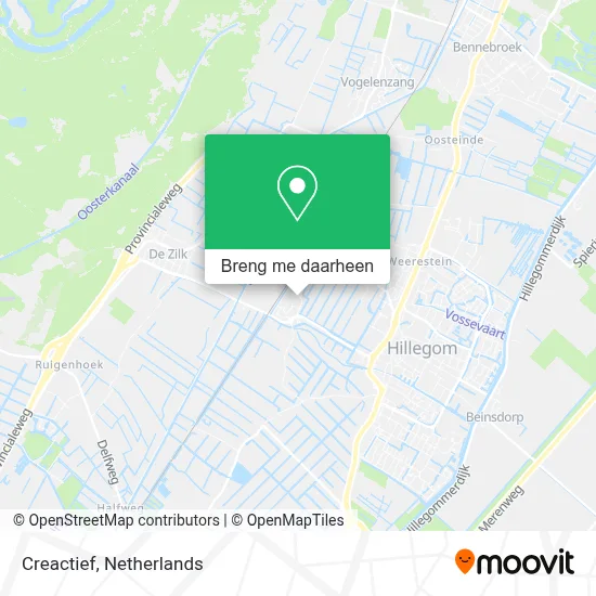 Creactief kaart