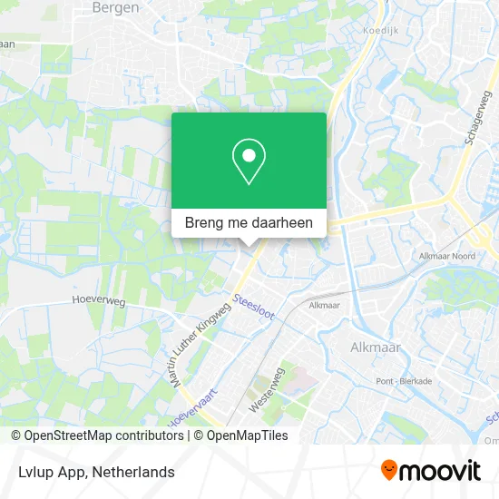 Lvlup App kaart