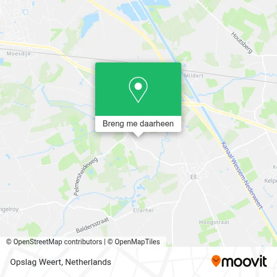 Opslag Weert kaart