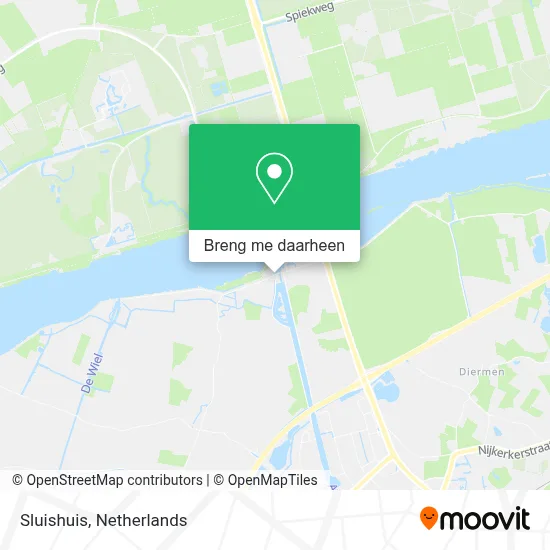Sluishuis kaart