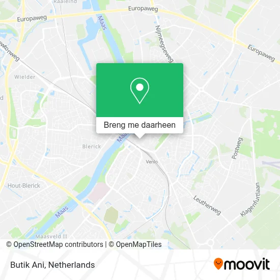 Butik Ani kaart