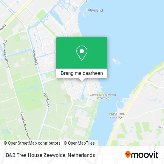 B&B Tree House Zeewolde kaart