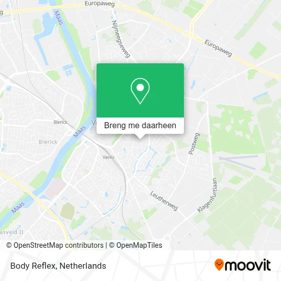 Body Reflex kaart