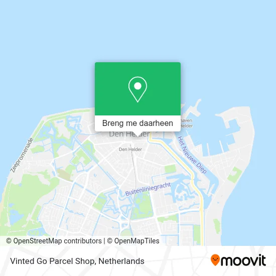 Vinted Go Parcel Shop kaart