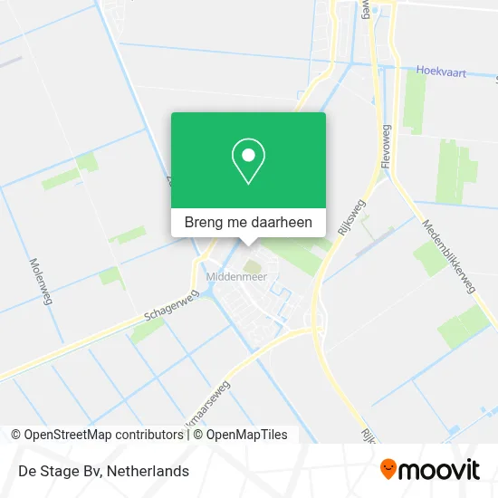 De Stage Bv kaart