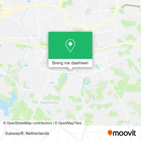 Subway® kaart