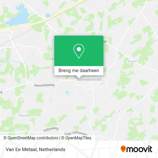 Van Ee Metaal kaart