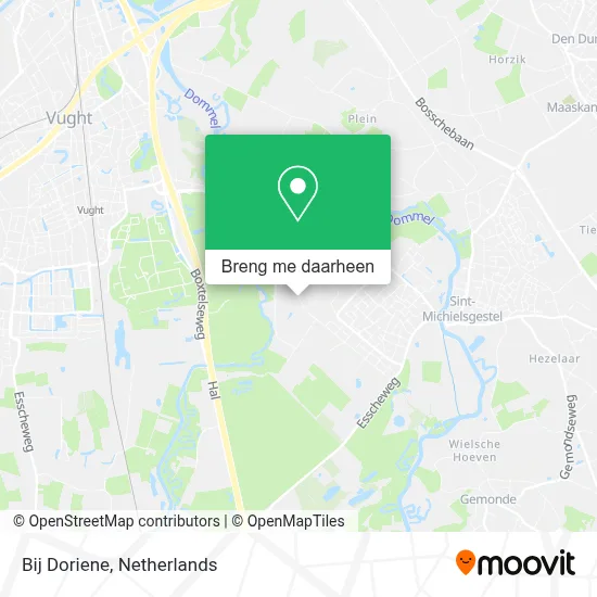 Bij Doriene kaart