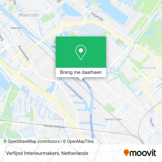 Verfijnd Interieurmakers kaart