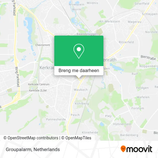 Groupalarm kaart