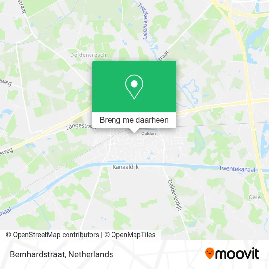 Bernhardstraat kaart