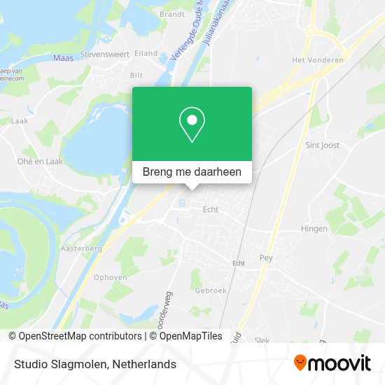 Studio Slagmolen kaart