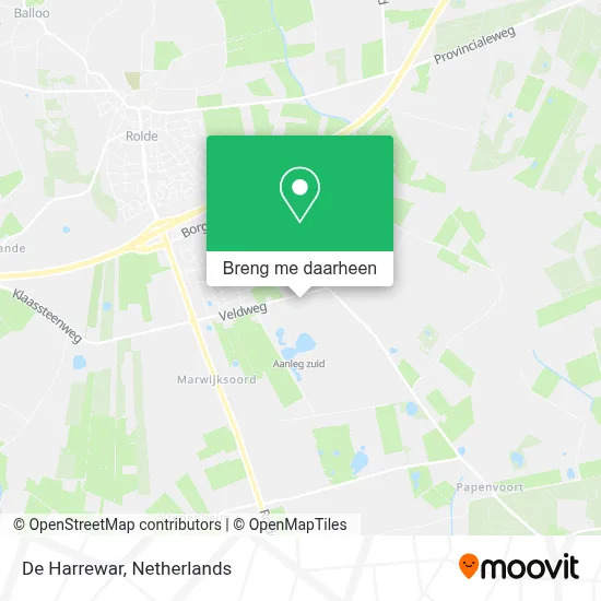 De Harrewar kaart