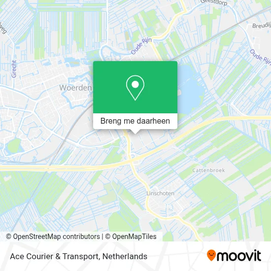 Ace Courier & Transport kaart