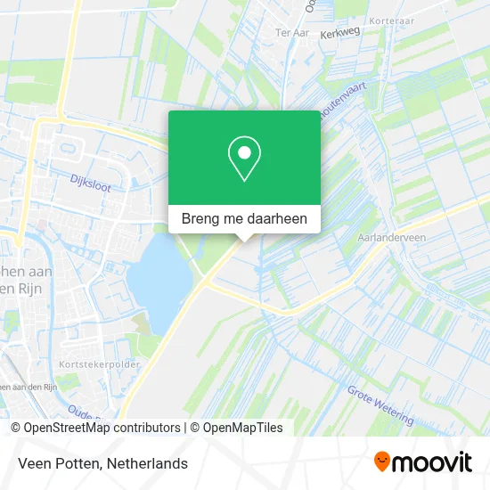 Veen Potten kaart