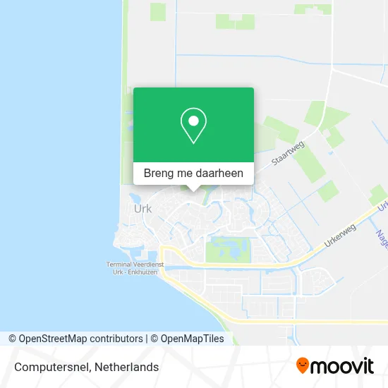 Computersnel kaart