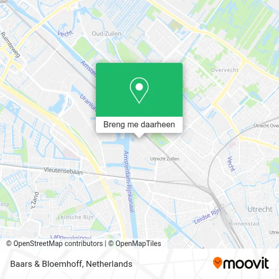 Baars & Bloemhoff kaart