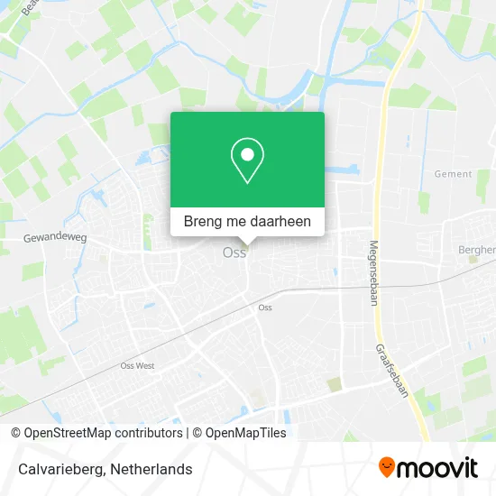 Calvarieberg kaart