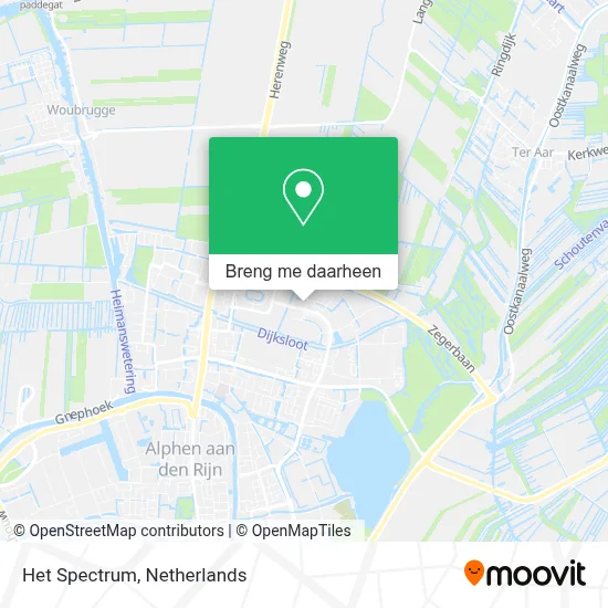 Het Spectrum kaart