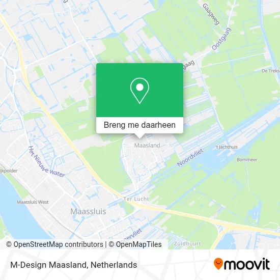 M-Design Maasland kaart