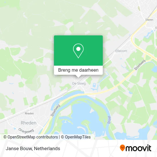 Janse Bouw kaart