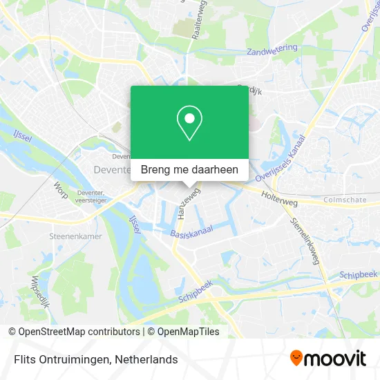 Flits Ontruimingen kaart