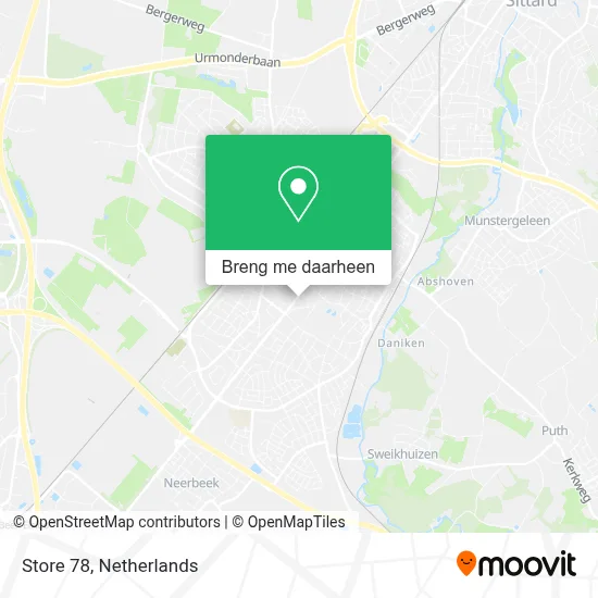 Store 78 kaart