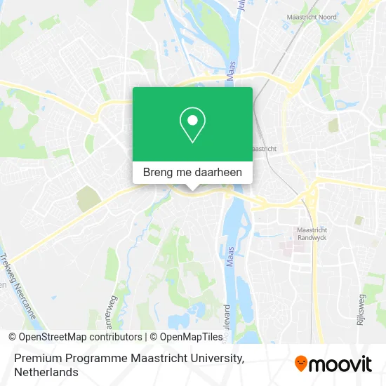 Premium Programme Maastricht University kaart