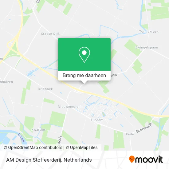AM Design Stoffeerderij kaart