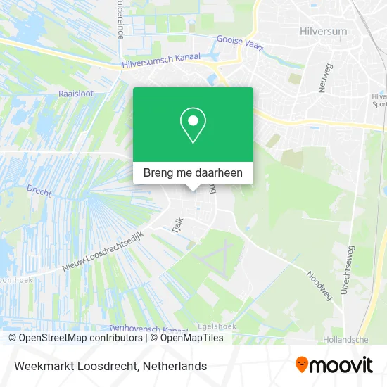 Weekmarkt Loosdrecht kaart