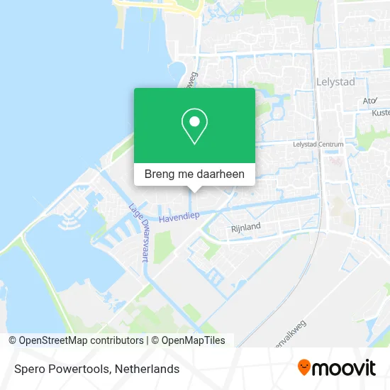 Spero Powertools kaart