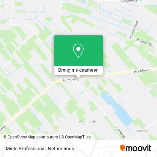 Miele Professional kaart