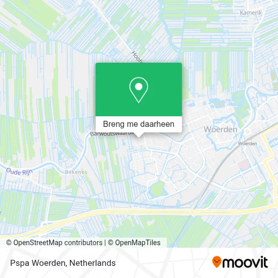 Pspa Woerden kaart
