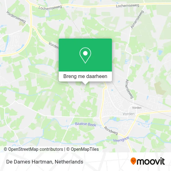 De Dames Hartman kaart