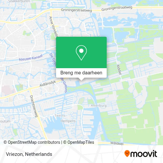 Vriezon kaart