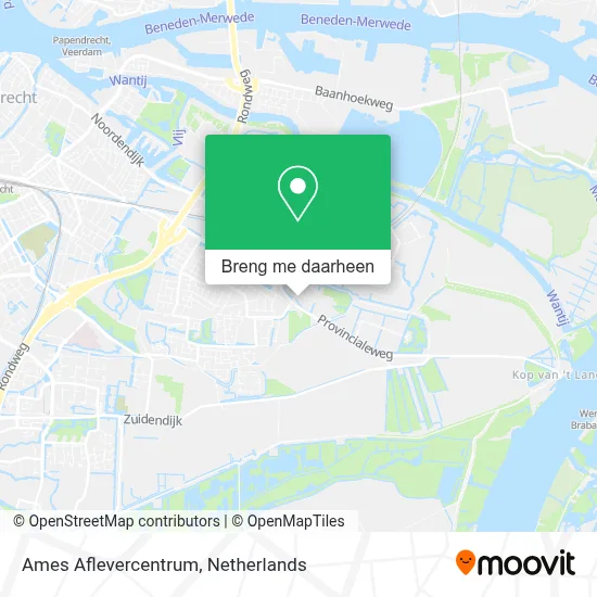 Ames Aflevercentrum kaart