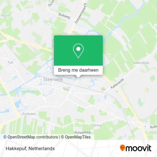 Hakkepuf kaart