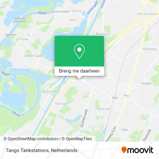 Tango Tankstations kaart