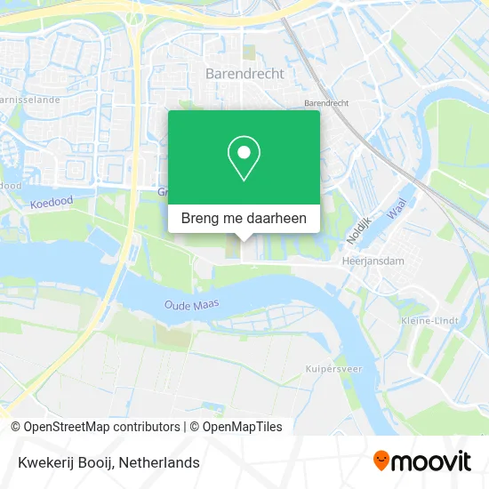Kwekerij Booij kaart