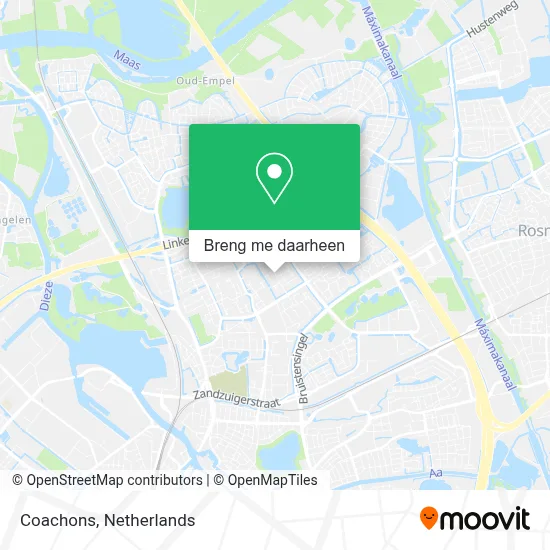 Coachons kaart