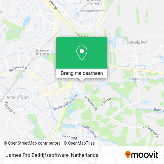 James Pro Bedrijfssoftware kaart