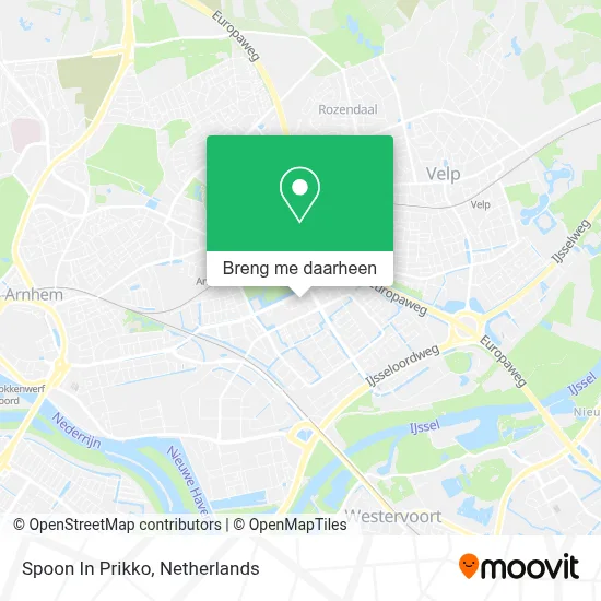 Spoon In Prikko kaart